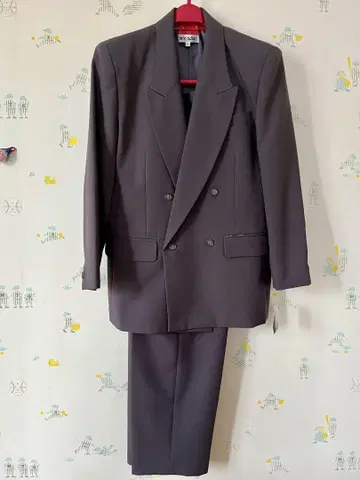 그레이 더블 브레스트 수트