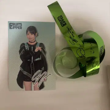 사쿠라이 유이 블랙 의상 엽서 난장판 와챠 라이브 은색 테이프 포함