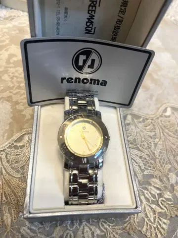 renoma 실버 손목시계 (쿼츠) 스위스산