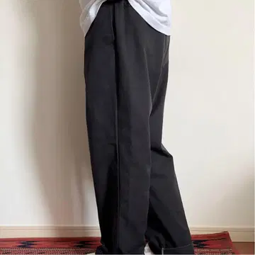 Dickies 873 워크 팬츠 블랙 38