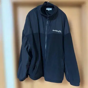 Mark Gonzales 블랙 플리스 자켓