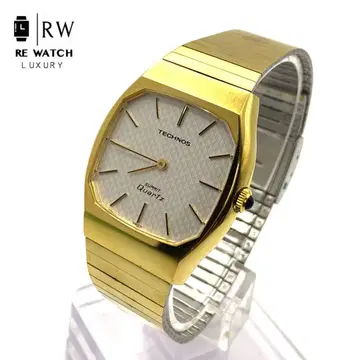 7-3620 TECHNOS Summit P7K0204 손목시계 골드