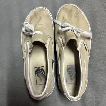 Vans 베이지 슬립온 스니커즈