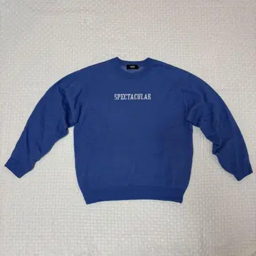AZUL by MOUSSY 로고 니트 스웨터 블루 M 사이즈