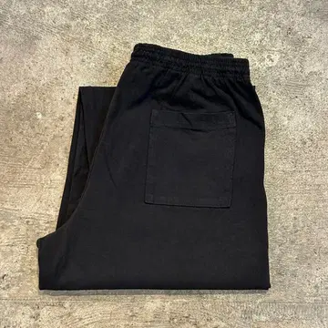 새상품 로스앤젤레스 어패럴 8.5oz 헤비 와이드 스웨트 팬츠 블랙 M