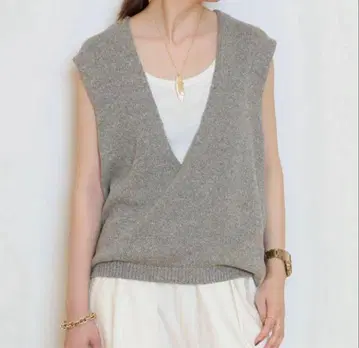 25ss 두지엠 클라세 Lily Linen V넥 베스트 MUSE