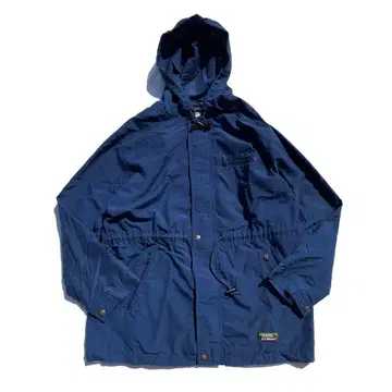 [80s] L.L.Bean 나일론 마운틴 후드티 네이비 M