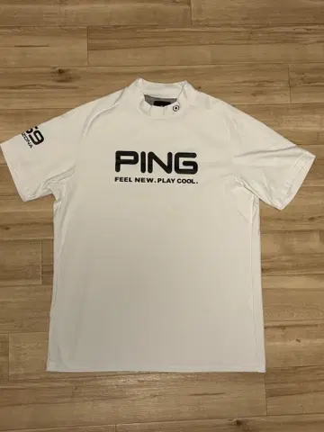 [ 중고 얼룩 있음 ] PING 모크넥 스트레치 반팔 셔츠 LL