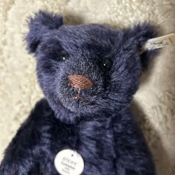 Steiff 다크 블루 봉제 인형 약 35cm