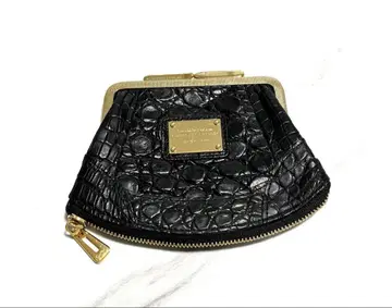 LEATHER JEWELS (레더 쥬얼스) 악어 엠보싱 가마구치 지갑