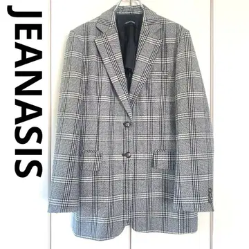 지나시스 JEANASIS 테일러드 자켓 글렌체크 그레이