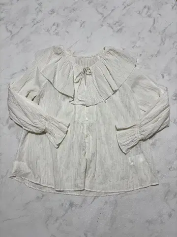 BEAMS 블라우스 프릴