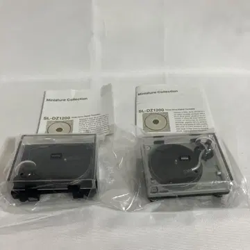 SL-1200MK2, MK7 세트 Technics 미니어처 컬렉션