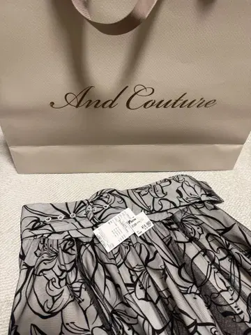 새상품 앙데팡당 And Couture 튤 A라인 플레어 스커트 9호