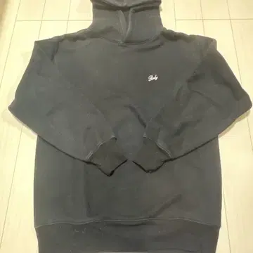 Rady 블랙 후드 부착 후드티