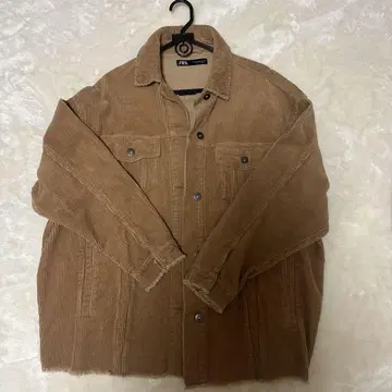 ZARA 코듀로이 자켓 브라운
