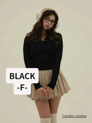 Lindsay 로고 탑 블랙 앤마리