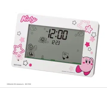 별의 커비 액션 디지털 시계 [배터리는 직접 구매해 주세요]
