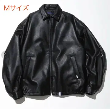 NAUTICA 비건 레더 인슐레이티드 블루종 M 사이즈