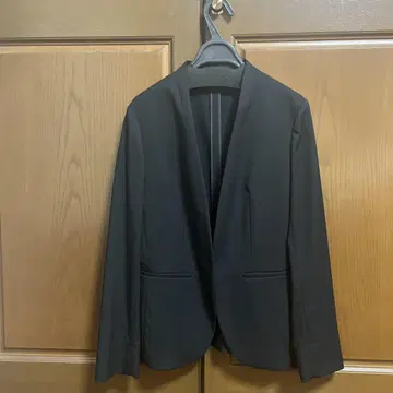 ICB 노카라 자켓 블랙