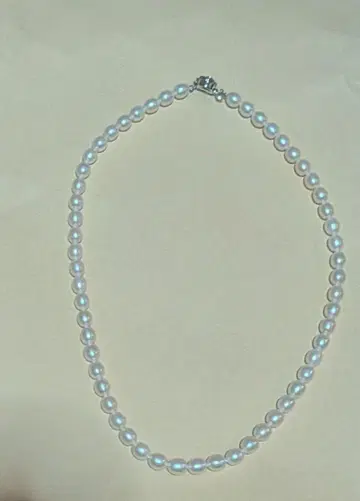 담수 진주 목걸이 (40cm)