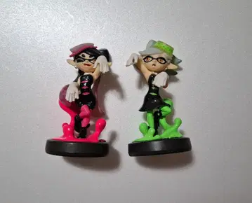 스플래툰 amiibo 시오카라즈 아오리 호타루 피규어