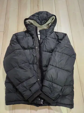 아메리칸 이글 아우터 웨어 블랙 다운 자켓 L