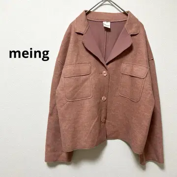 미인 meing 핑크 테일러드 자켓 울 느낌 아우터 가을/겨울 F
