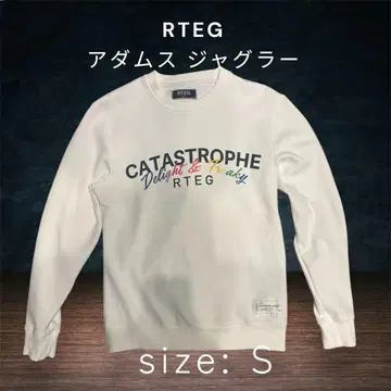 RTEG 아담스 저글러 화이트 맨투맨 S