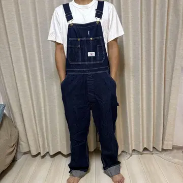 DGBB 데님 오버롤 다크 블루