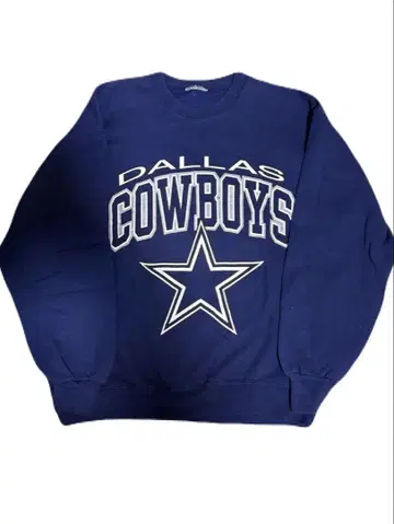Dallas Cowboys 맨투맨 네이비 구제 의류