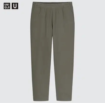 UNIQLO U 프렌치 리브 팬츠 M 사이즈 올리브