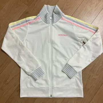 adidas 집업 자켓 화이트
