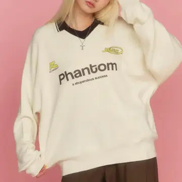 ACLENT 아클렌트 맨투맨 라이크 유니폼 니트 아이보리