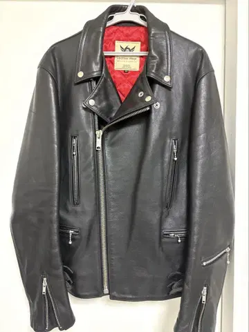 666 스테아 하이드 더블 라이더 자켓 사이즈 40