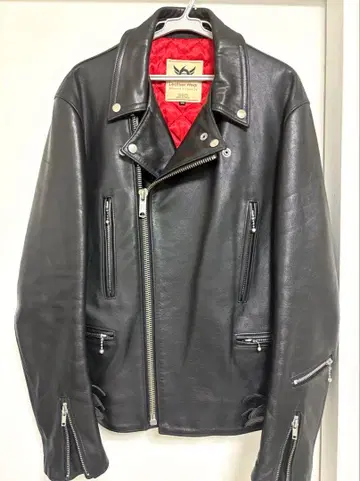 666 스테아 하이드 더블 라이더 자켓 사이즈 40