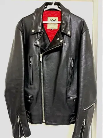 666 스테아 하이드 더블 라이더 자켓 사이즈 40