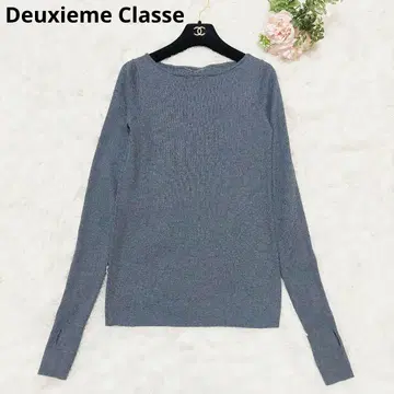 새상품급 Deuxieme Classe 워셔블 울 리브 니트 핑거리스