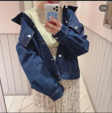 G 데님 자켓 오버 사이즈