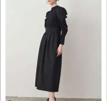 ELENDEEK 턱 벨트 F&F 원피스 엘렌딕 블랙