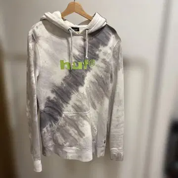 HUF 타이다이 후드티 M 사이즈 화이트/그레이