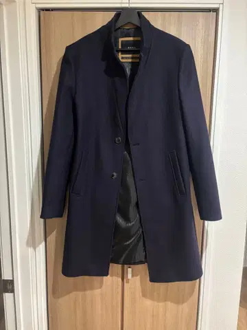 ZARA 네이비 체스터 코트