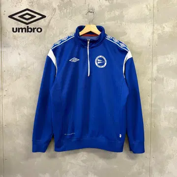 UMBRO 하프 지퍼 저지 트랙 자켓 엄브로 테이프 로고