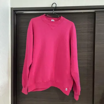 RUSSELL ATHLETIC L 핑크 맨투맨