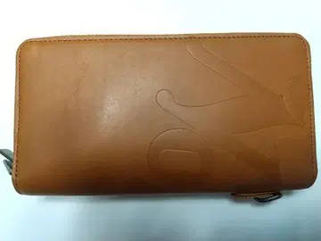 Norton 택 포함 브라운 가죽 WF 장지갑 노튼 229N8202