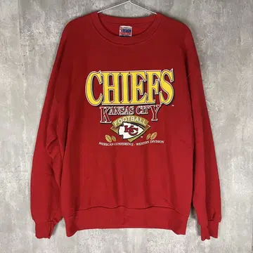 [ USA ] TRENCH 트렌치 90's CHIEFS 아메카지 맨투맨