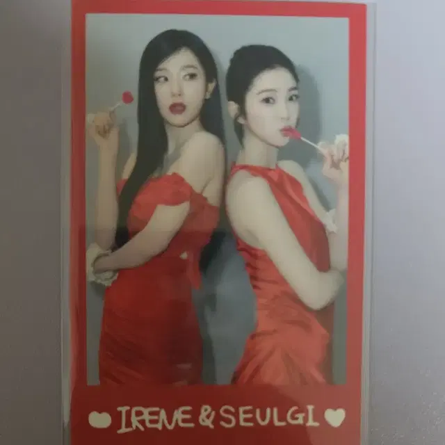[판매] 레드벨벳 아이린 tilt 앨범 포카