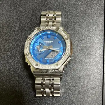 G-SHOCK GA-2100WS 카시오크 풀 메탈 커스텀