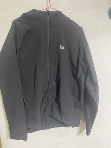 New Era 블랙 나일론 자켓 XL