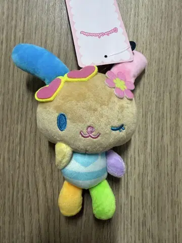 [ 새상품 ] 산리오 캐릭터즈 우사하나 마스코트 참 아베일 일광화상